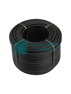 Кабель греющий (нагревательный) саморегулирующийся с УФ-защитой SRL30-2CR UV, экранированный, 30Вт/м, 1,0мм2/60м, бухта 100м Rexant