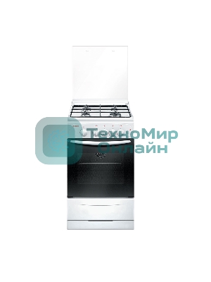 Плита газовая Gefest 3200-06 К2 белый, конфорок 4 шт, духовка 42 л, 50 см x 85 см x 57 см