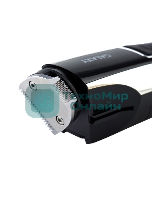 Набор для стрижки Galaxy Line GL 4154,черный с серебристым, аккумуляторный, лезвия из япон. нержав. стали, индикатор работы и заряда, вр. непрер. раб. 45 мин, регулировка длины стрижки (2; 5; 10; 15мм), нож шириной 41 мм, триммер шир. 25 мм, головка вращ. на 360