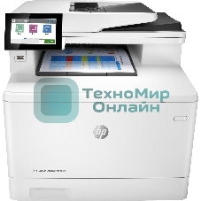 МФУ лазерное HP Color LaserJet Pro M480f (3QA55A), A4, цветной, печ. до 27 стр/мин., скан. до 29 стр/мин. (ч/б) 20 стр/мин. (цвет), 600 x 600 dpi, USB, RJ-45, Air Print, Mopria