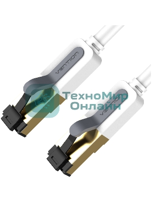 Патч-корд Vention прямой SFTP cat.7 RJ45 - 0,5м. Серый