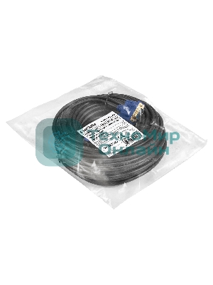 Кабель VGA Pro ExeGate EX-CC-PVGA-15M15M-30.0 (15M/15M, 30м, 2 фильтра, позолоченные контакты, экран)