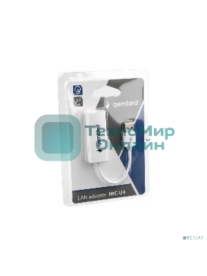 Сетевой адаптер Ethernet Gembird NIC-U4 USB 2.0 - Fast Ethernet adapter