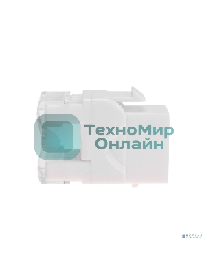 Модуль Keystone Rexant Jack RJ-45(8P8C), UTP неэкранированный, CAT 5e, тип 180 градусов, белый PRO