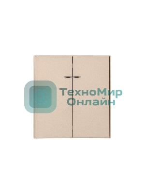 Выключатель KRANZ STRONG 2 кл с подсветкой 10А с/у шелк