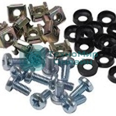 Набор ITK закладных винтов-шайб-гаек под крестовую отвертку (M6x12мм)