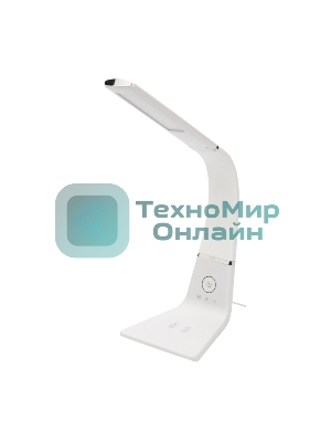 Светильник настольный REXANT Cloud LED 2700-6500К, встроенная беспроводная и проводная USB-зарядка устройств, диммер, гибкий поворот