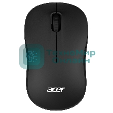 Мышь беспроводная Acer OMR160 черный, 1200 dpi, радиоканал, USB, кнопки - 3