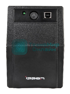 Источник бесперебойного питания Ippon Back Basic 1050 Euro 600Вт 1050ВА черный