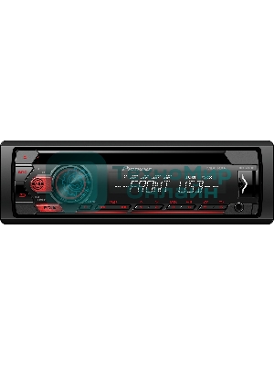 Автомагнитола Pioneer DEH-S1150UB, 1 DIN, CD, USB Type-A, AUX, пульт ДУ