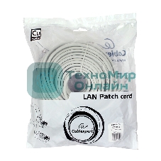 Патч-корд медный UTP Cablexpert PP10-30M cat.5e, 30м, литой, многожильный, серый