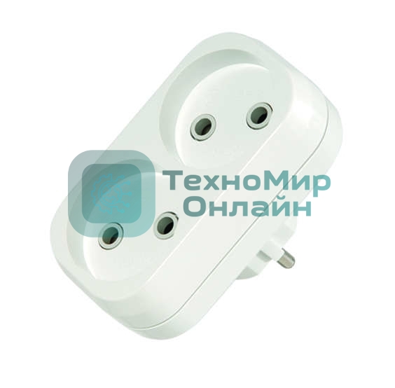 Разветвитель Makel 2 гнезда без заземления 10А