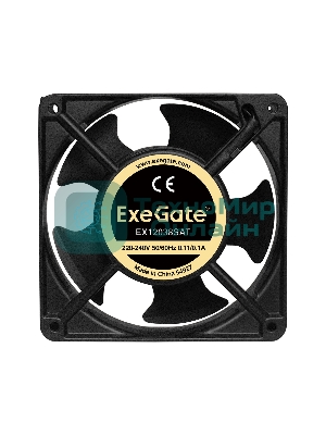 Вентилятор для корпуса ExeGate EX12038SAT черный, 120 мм, 2600 об/мин, 41 дБ