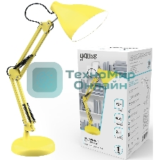 Светильник Gauss GT0035 настольный на струбцине/основание E27 желтый 60Вт