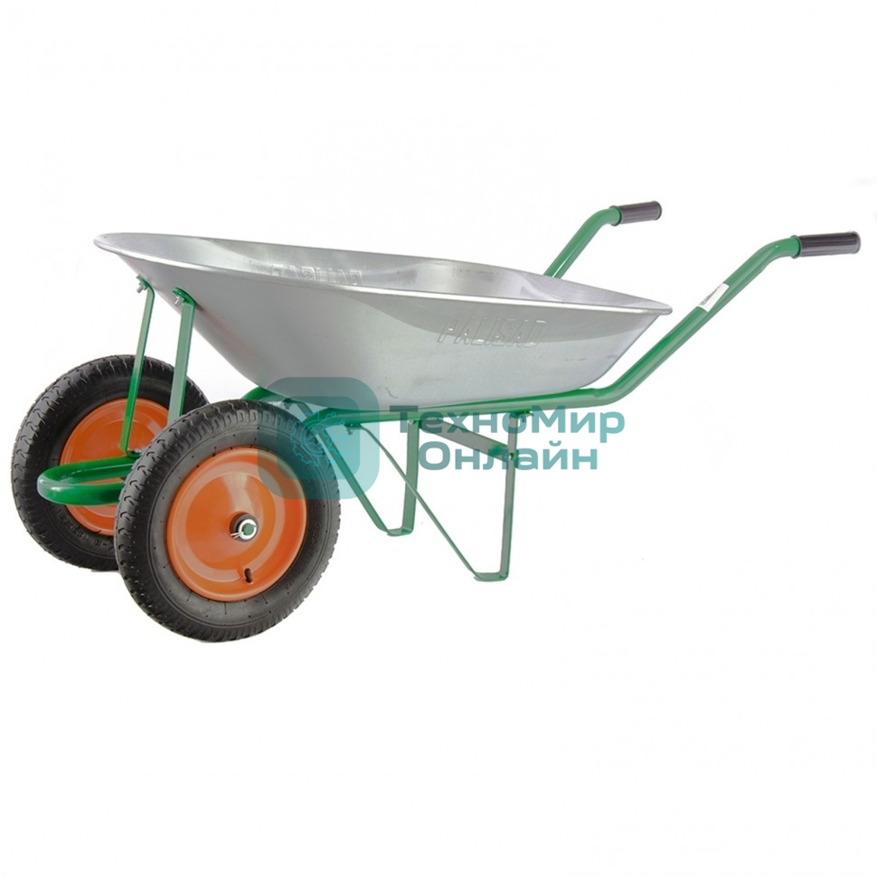 Тачка садовая Palisad 2-х колесная, грузоподъемность 170 кг, объем 78 л