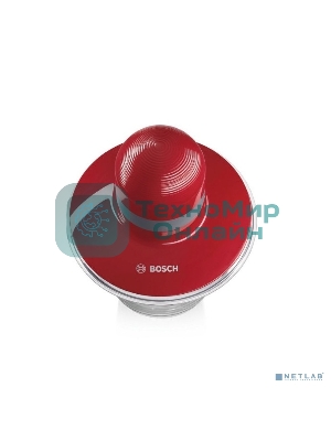 Измельчитель электрический Bosch MMR08R2 0.8л. 400Вт красный