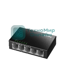 Коммутатор Cudy FS105 5-Port 10/100 Mbps Desktop Switch, 5 10/100M RJ45 Ports, Loop Detection, Metal Case, Power Saving, Plug & Play