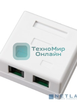 Рoзетка комбинированная внешняя Rexant, RJ-45(8P-8C) + RJ-11(6P-4C), UTP неэкранированная