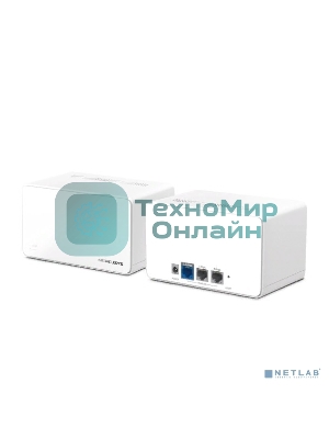 Домашняя Mesh Wi‑Fi система AX6000 Whole Home Mesh Wi-Fi 6 SystemSPEED: 1148 Mbps at 2.4 GHz + 4804 Mbps at 5 GHzSPEC: Internal Antennas, 1× 2.5 Gbps Port (WAN/LAN auto-sensing), 2× Gigabit Ports (WAN/LAN auto-sensing), 1024-QAM, OFDMA, HE160FEATURE: MERCUSYS APP, Router/AP