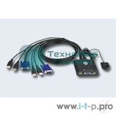 Переключатель ATEN CS22U-(A7) переключатель 2 PORT USB KVM SWITCH