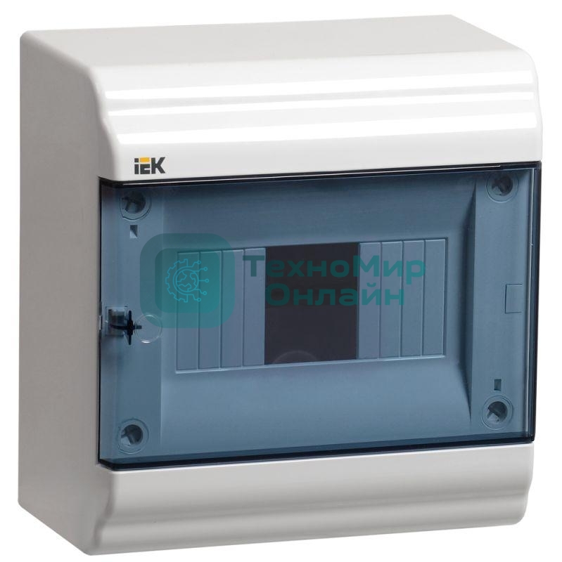 Бокс IEK MKP82-N-06-41-20 ЩРН-П-6 модулей навесн.пластик IP41 PRIME