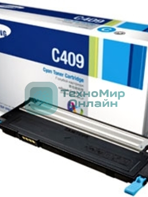 Картридж лазерный Samsung CLT-C409S/SU007A голубой для Samsung CLP-310/315/CLX-3170FN (1000 стр.)