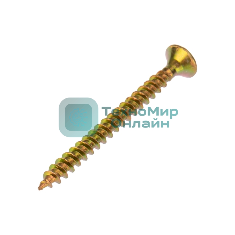 Саморез универсальный Kranz 3.5х40, желтый цинк, упаковка поставщика (12 000 шт.)