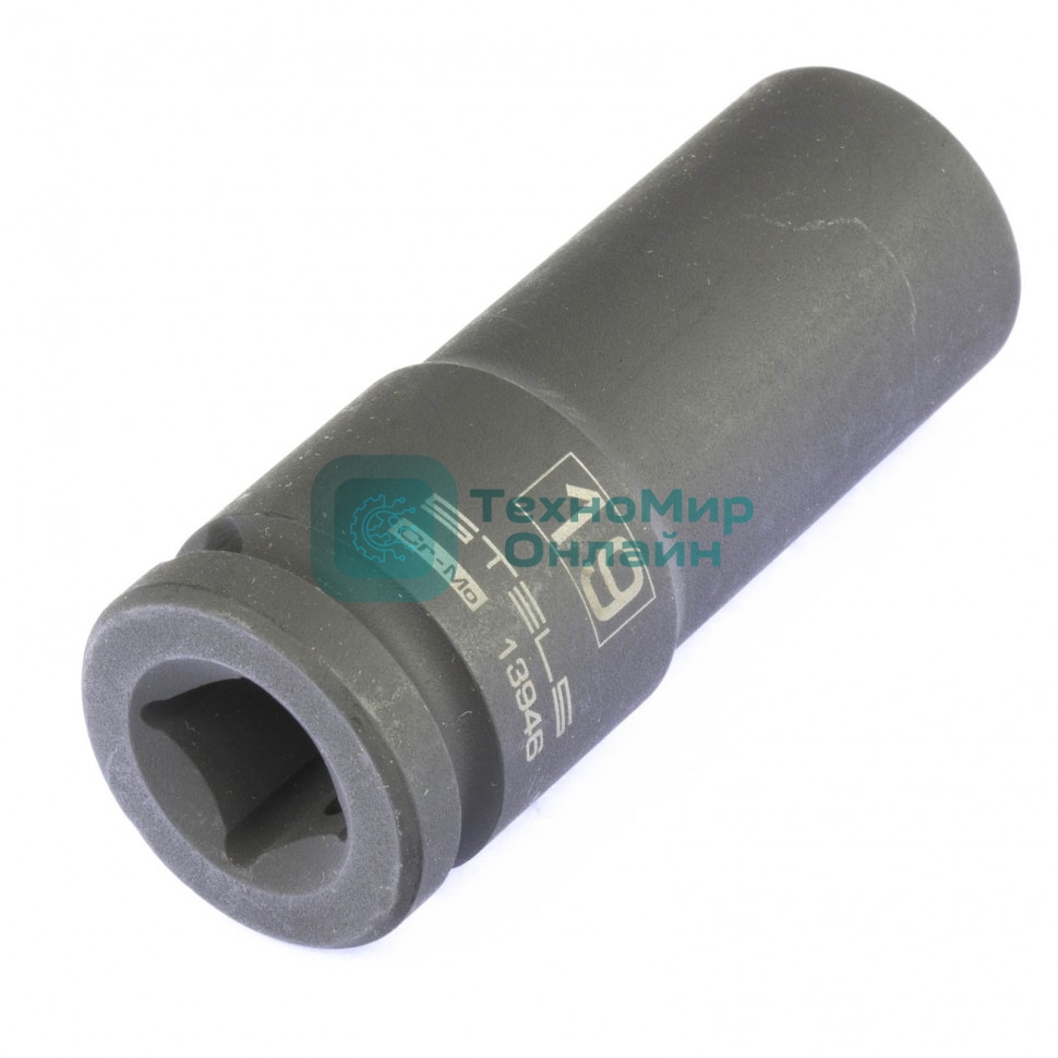 Головка ударная удлиненная шестигранная Stels 19 мм, 1/2