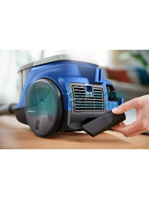 Пылесос Philips XB2022/01 темно-синий, 360/1800 Вт, уборка сухая, пылесборник контейнер 1.3 л