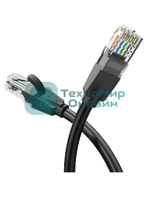 Патч-корд Vention прямой UTP cat.6, RJ45 - 8м. черный