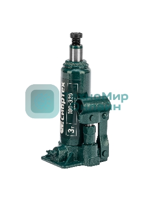 Домкрат гидравлический Сибртех бутылочный, 3т, 180-320 мм, в пластиковом кейсе