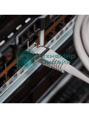 Пaтч-корд Rexant F/UTP, cat. 5e, RJ45-RJ45, экранированный, 24AWG, LSZH, серый, 1,5м