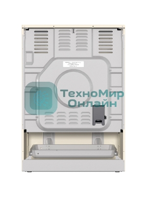 Плита электрическая Gorenje GECS6B70CLI бежевая, конфорок 4 электрических, духовка 71 л, 60 см x 85 см x 60 см