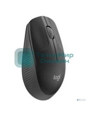 Мышь беспроводная Logitech M190 черный, 1000 dpi, радиоканал, USB, кнопки - 3