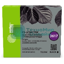 Картридж струйный Cactus CS-LC3617BK черный (15 мл) для Brother MFC-J2330DW/J2730DW/J3530DW/J3930DW