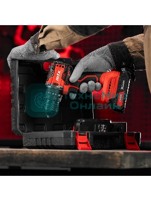 Дрель-шуруповерт аккумуляторная ударная бесщет. CIDS-BL-20, Li-Ion, 20 В MTX