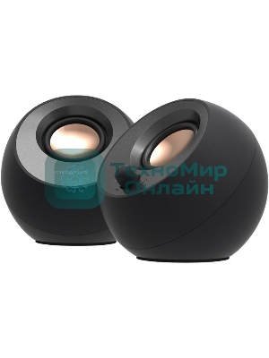 Акустическая система Creative Pebble V3 MF1700 2.0 черный 8Вт BT