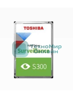 Жесткий диск Toshiba HDD SATA3 4Tb Surveillance S300 (SMR) 5400 256Mb (analog HDWT740UZSVA)