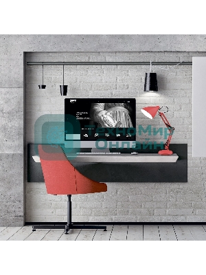 Светильник Gauss GT0034 настольный на струбцине/основание E27 красный 60Вт