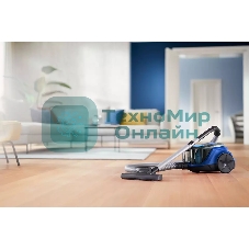 Пылесос Philips XB2022/01 темно-синий, 360/1800 Вт, уборка сухая, пылесборник контейнер 1.3 л