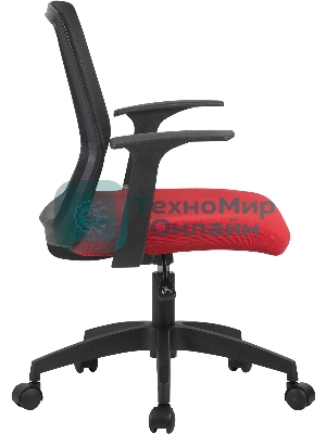 Кресло Cactus CS-MC222-BKRD черный, сетка