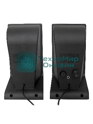 Акустическая система CROWN CMS-601 (USB, 6W; управление громкостью, разъем для наушников, кнопка включения, Длина кабеля между колонками 1м;Длина аудио-кабеля и питания 2м.)