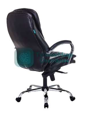 Кресло Бюрократ T-9950/BLACK-PU черный, экокожа