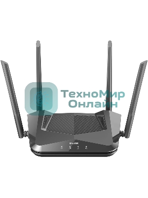 Двухдиапазонный гигабитный Wi-Fi 6 маршрутизатор D-Link DIR-X1530/RU/A1A AX1500 (466526)