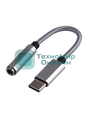 Адаптер GoPower Jack3.5мм(F)-TYPE-C(M) 00-00027481 0.1M белый