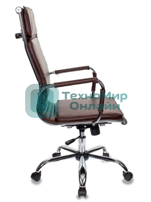 Кресло Бюрократ CH-993/brown коричневый, экокожа