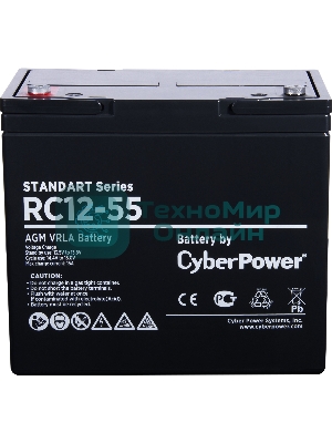 Батарея для ИБП SS CyberPower Standart series RC 12-55/12V 55 Ah