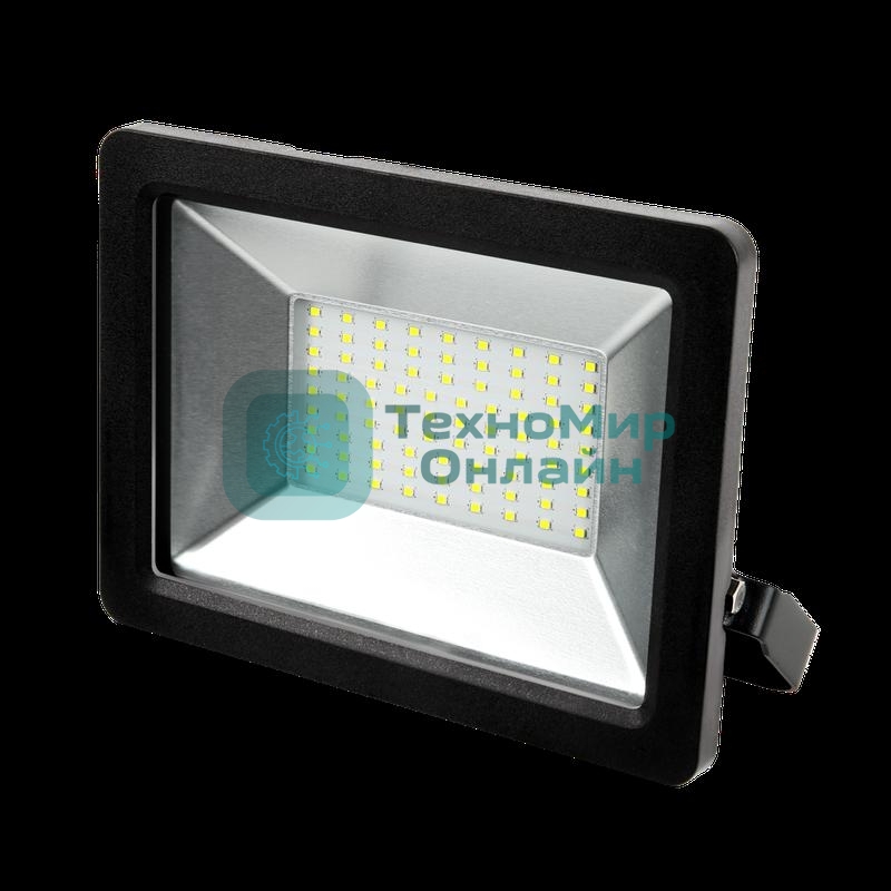 Прожектор светодиодный Gauss Elementary 70Вт 4370лм IP65 6500К черный ПРОМО