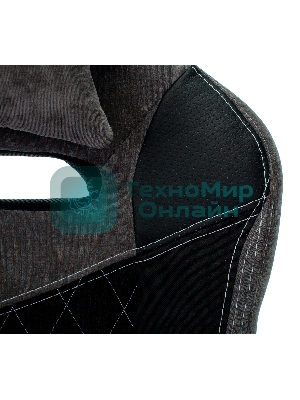 Кресло Бюрократ VIKING 6 KNIGHT B FABRIC черный, ткань, 120 кг, механизм качания