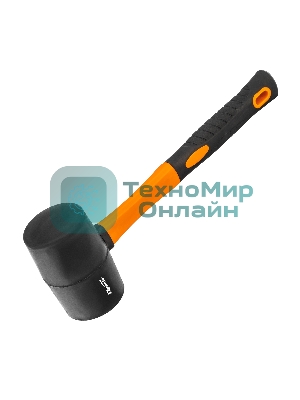 Киянка резиновая Sparta 680 г, черная резина, фибергласовая рукоятка